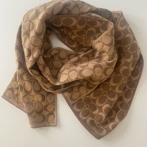 Coach Reversible Signature Scarf